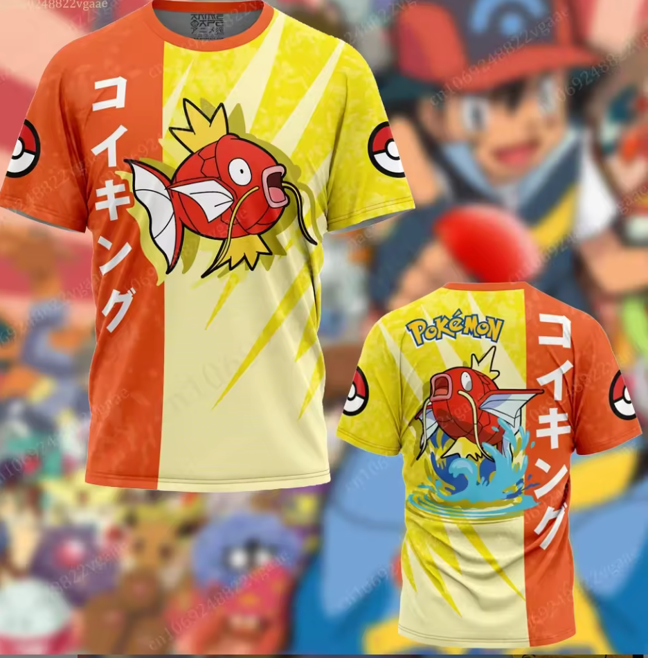 Magikarp Graphic T-Shirt | Full Print Front & Back