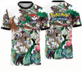 Grass Type Graphic T-Shirt – Men's Unisex Anime Tee | ICO Trainer Threads