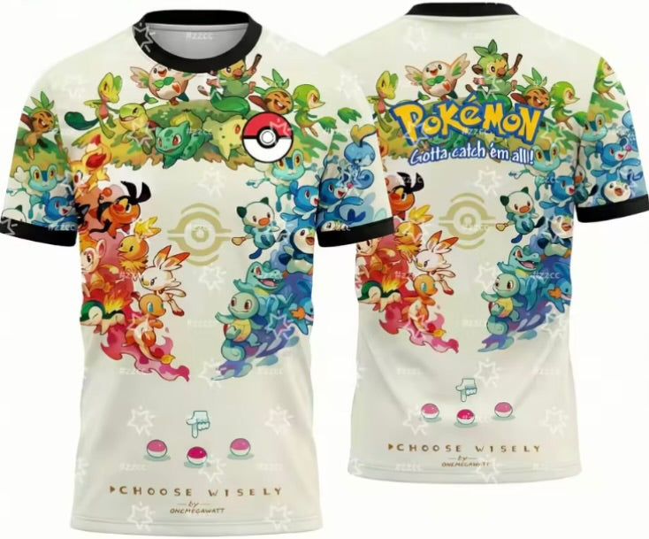 Evolution Graphic T-Shirt | Multi-Gen Starter Full Print Tee